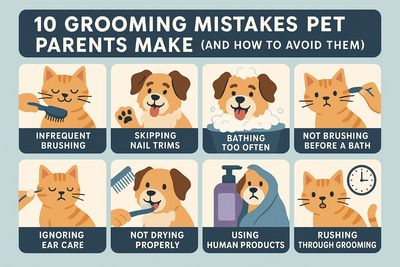10 Grooming Mistakes Pet Parents Make (And How to Avoid Them)