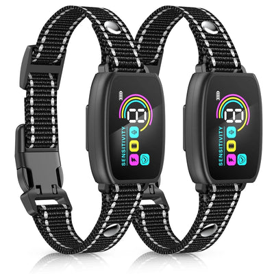 Anti-Bark Collar 2-Pack | 3 Modes, 8 Levels | All Dog Sizes