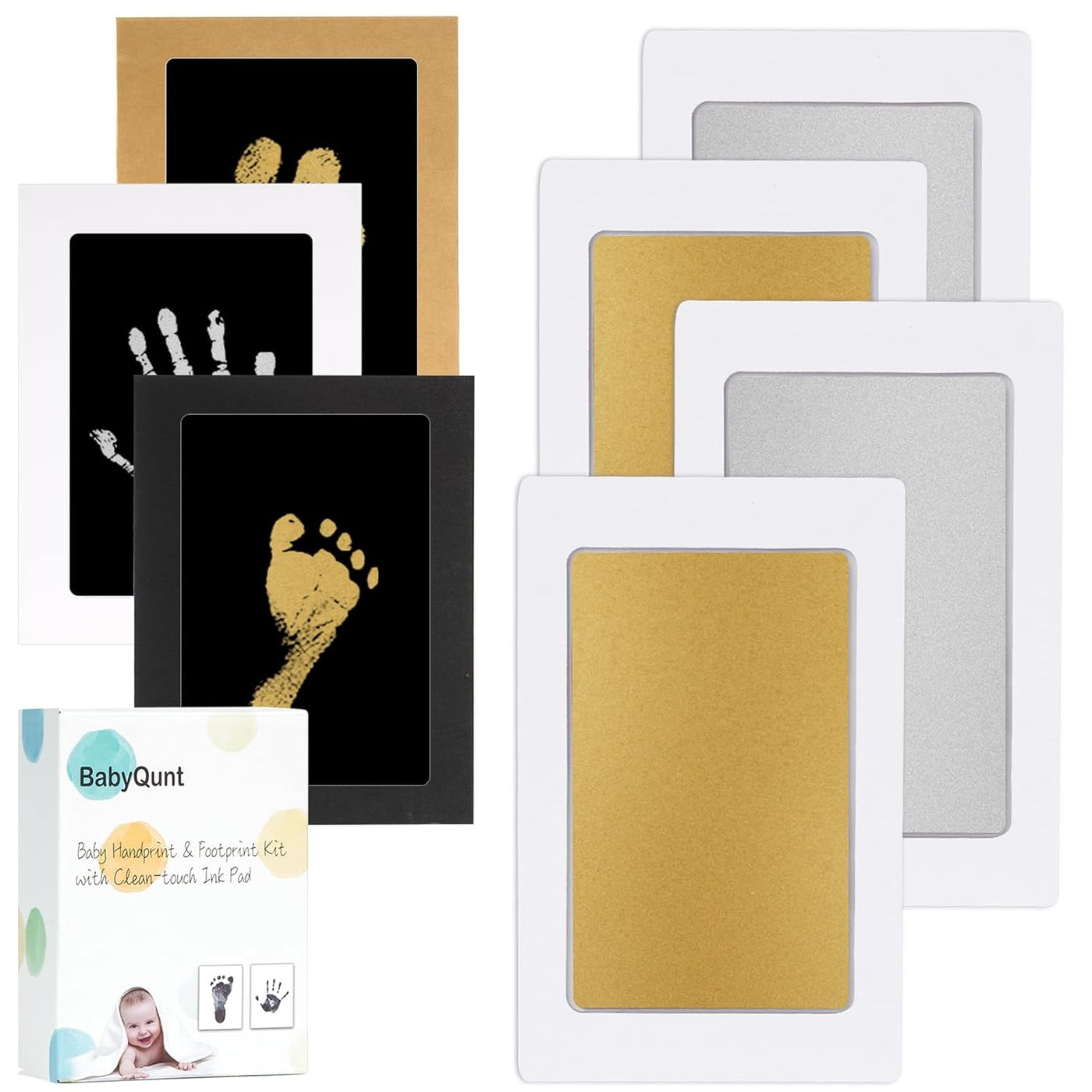 Inkless Baby Handprint & Footprint Kit - 4 Pack Clean Touch