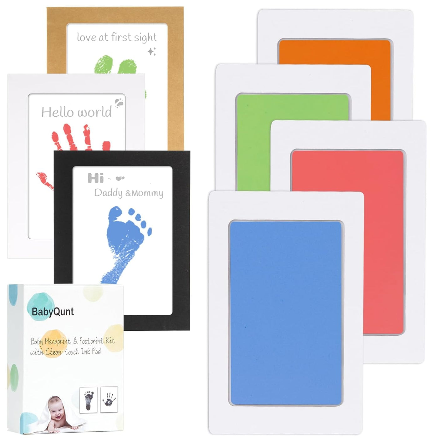 Inkless Baby Handprint & Footprint Kit - 4 Pack Clean Touch