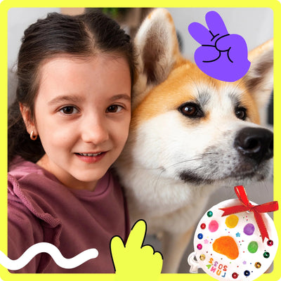 Pet Paw Print Keepsake Kit – Create a Clay Imprint for Dogs & Cats