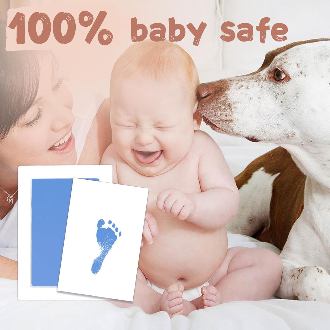 Inkless Baby Handprint & Footprint Kit - 4 Pack Clean Touch