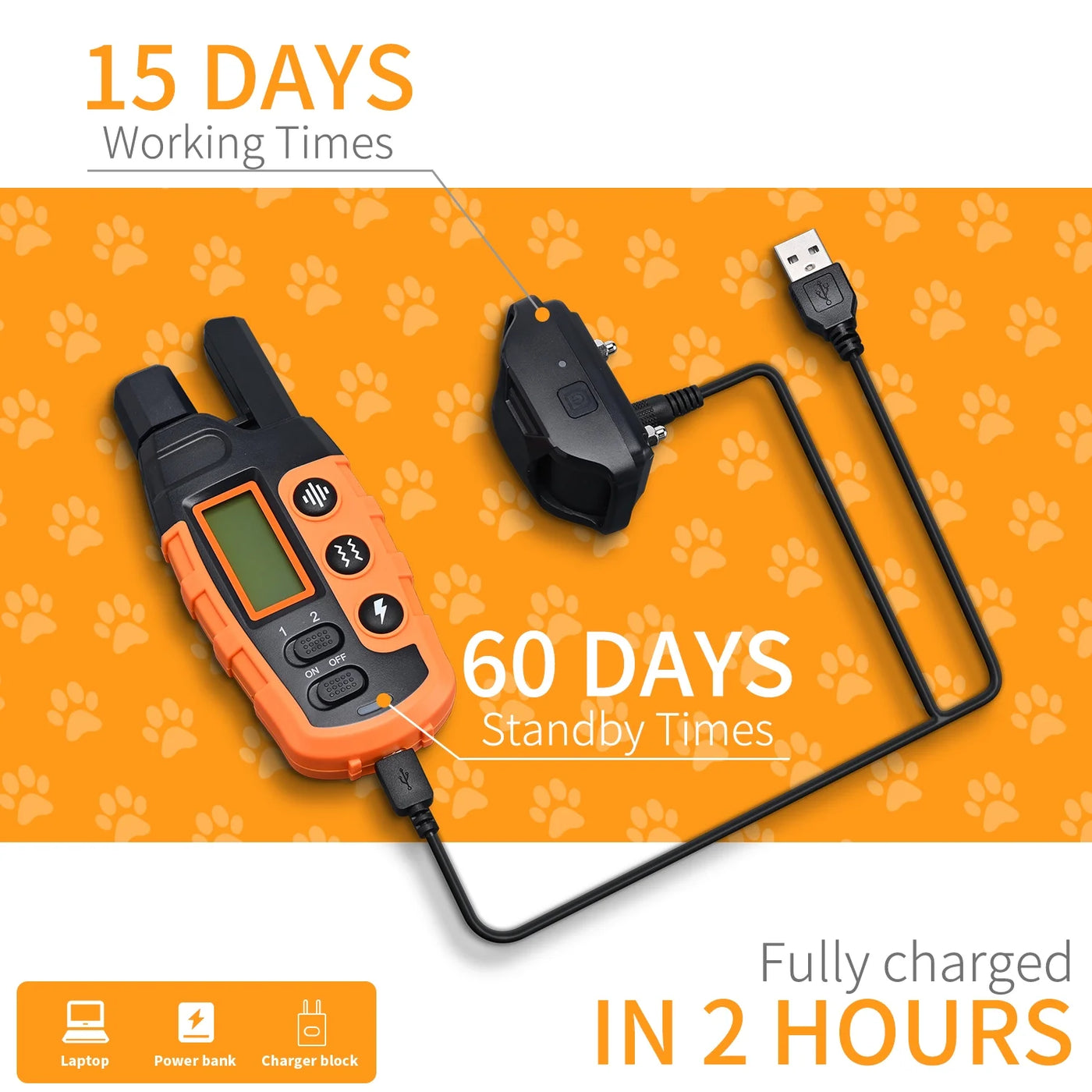 Dual Dog Training Collar with Remote - 3300ft Range