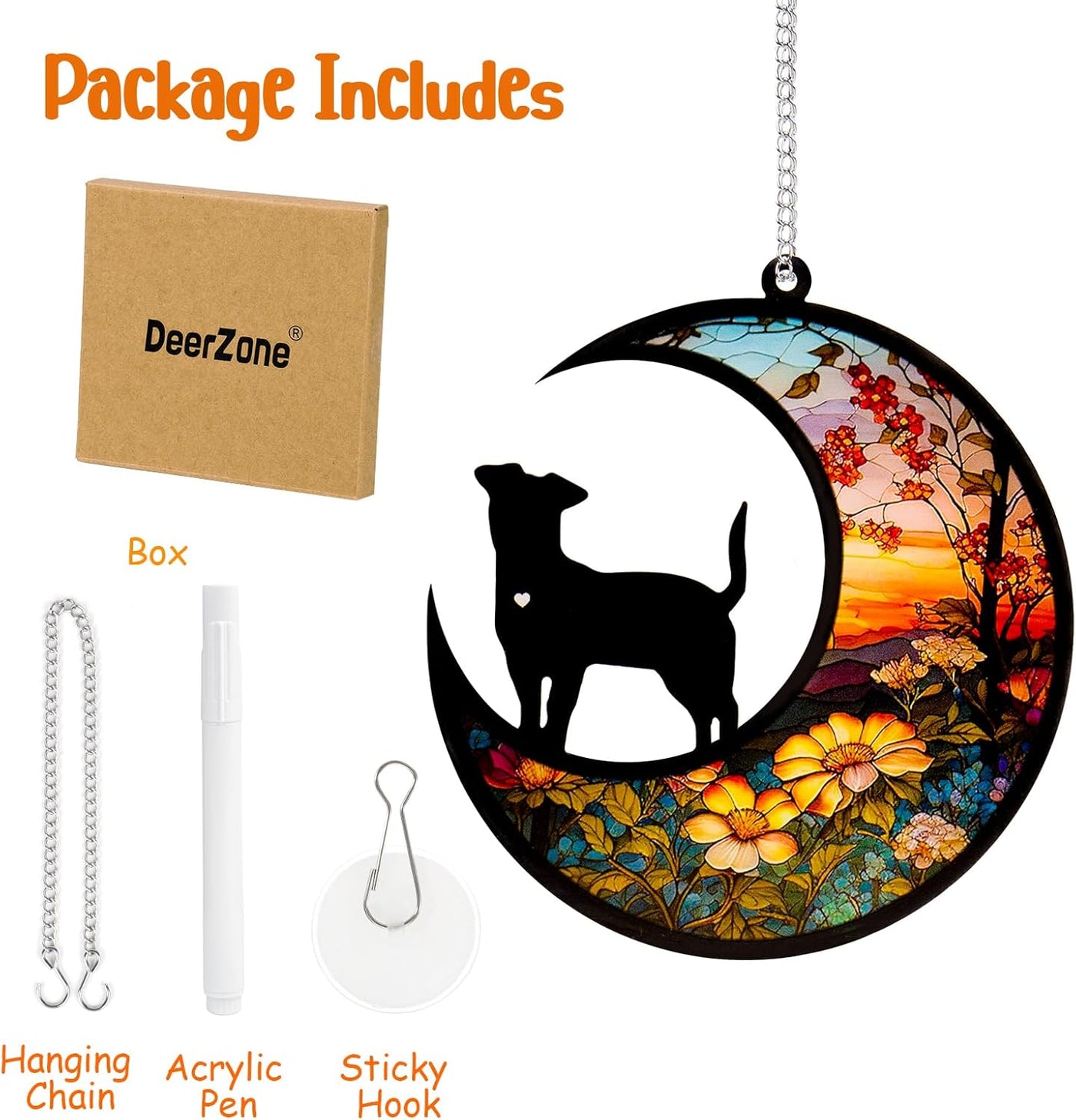 Personalized Pet Memorial Suncatcher with Custom Name and Date - Rainbow Bridge Sympathy Gift