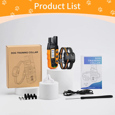 Dual Dog Training Collar with Remote - 3300ft Range
