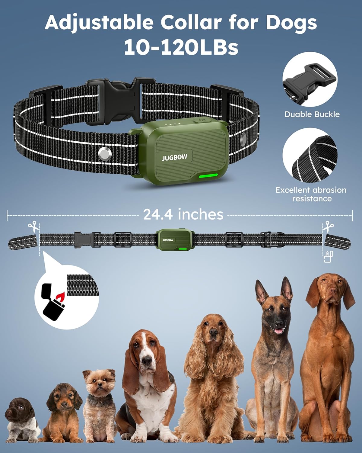 Dog Training Collar for 2 Dogs with Remote - 4200FT Range