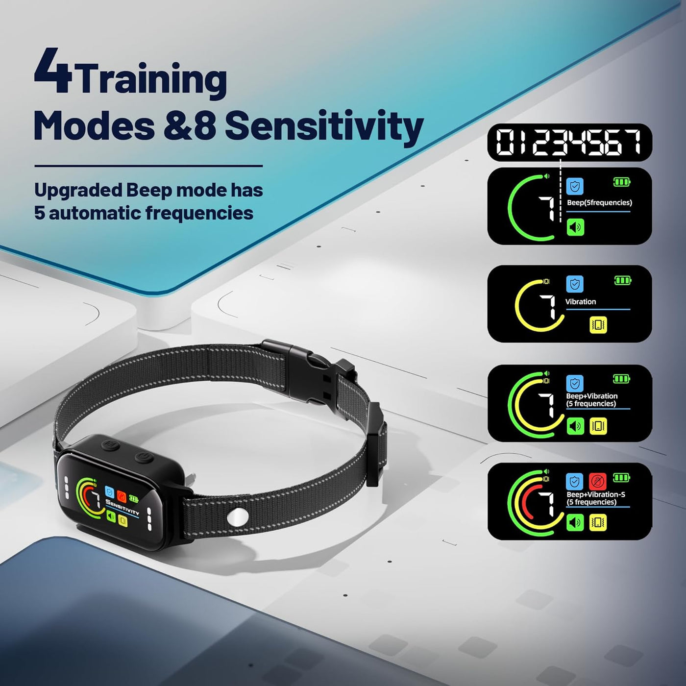 Dog Bark Collar 2-Pack - Automatic Training for All Breeds