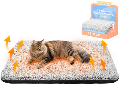 Self-Warming Cat Bed with Removable Washable Cover