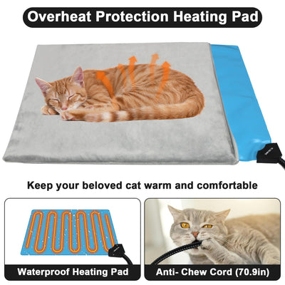 Heated Outdoor Cat House – Insulated, Weatherproof Shelter for Multiple Cats
