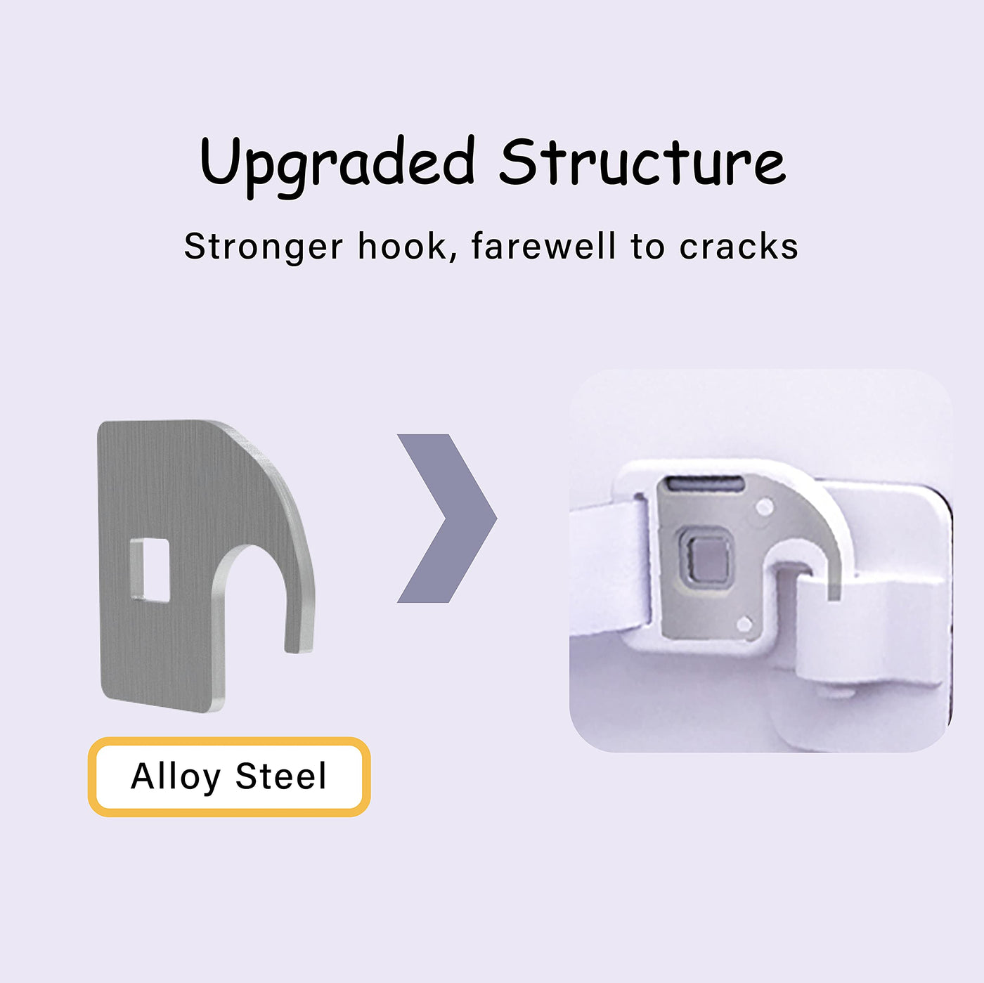 Adjustable Door Strap & Latch for Cats - Dog Proof Litter Box Door Holder Alternative to Pet Gate