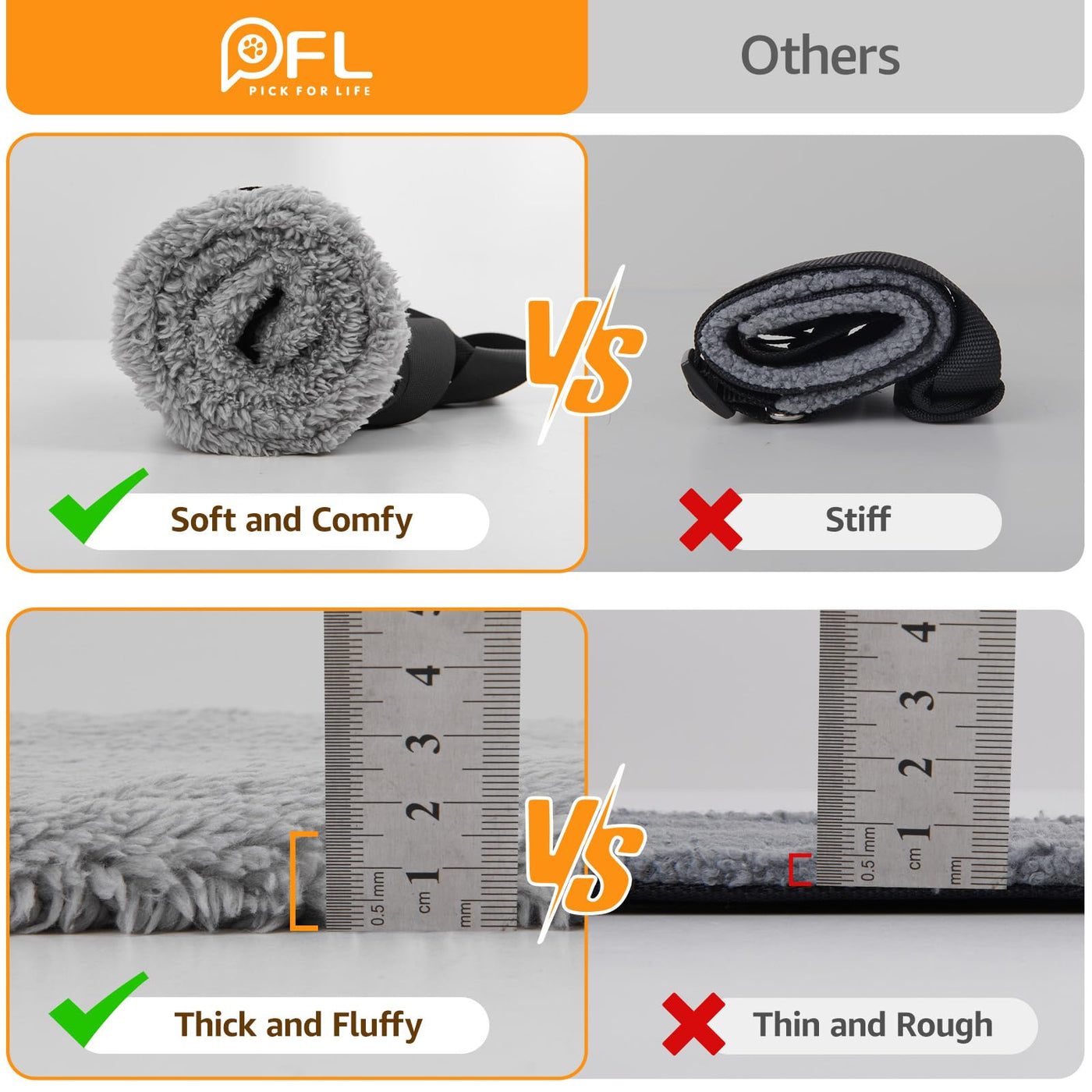 Dog Lift Harness for Hind Legs - Adjustable Support Sling for Large Dogs & Senior Pets