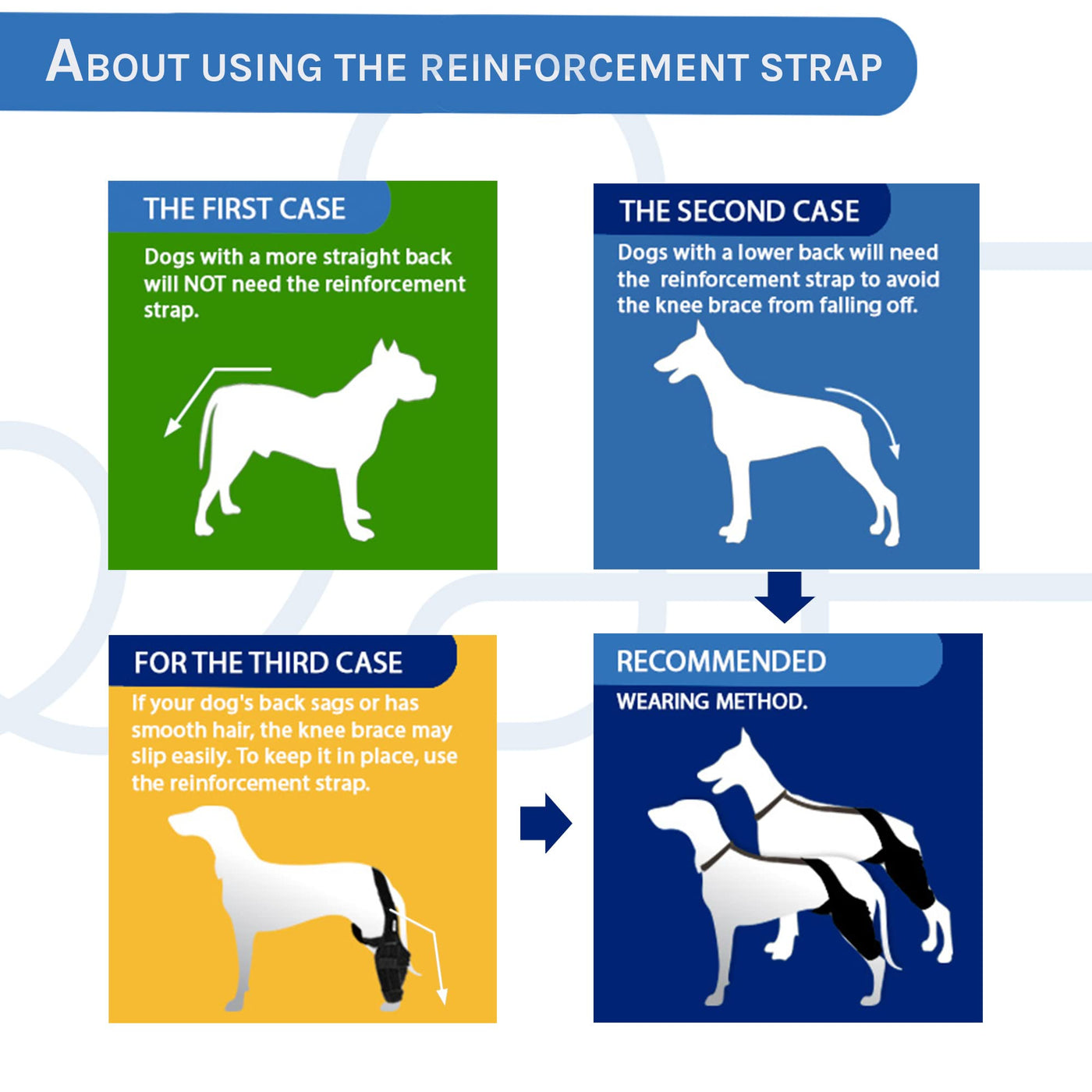 Dog Knee Brace for Torn ACL/CCL - Hind Leg Support Brace for Large Dogs