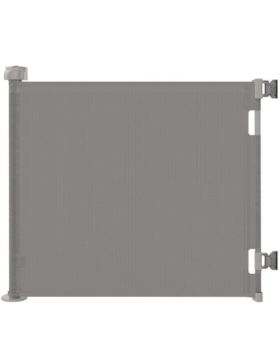 Retractable Baby Gate 33" Tall x 55" Wide - Mesh Safety Gate for Stairs & Doorways