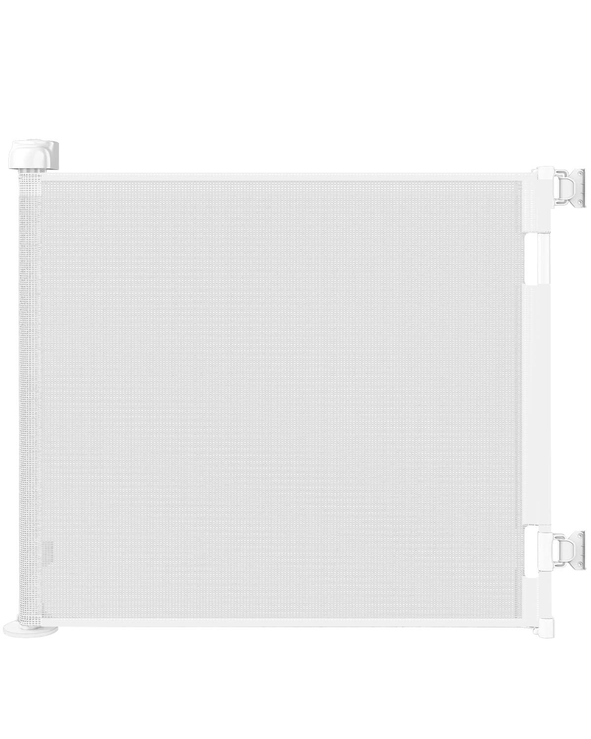 Retractable Baby Gate 33" Tall x 55" Wide - Mesh Safety Gate for Stairs & Doorways