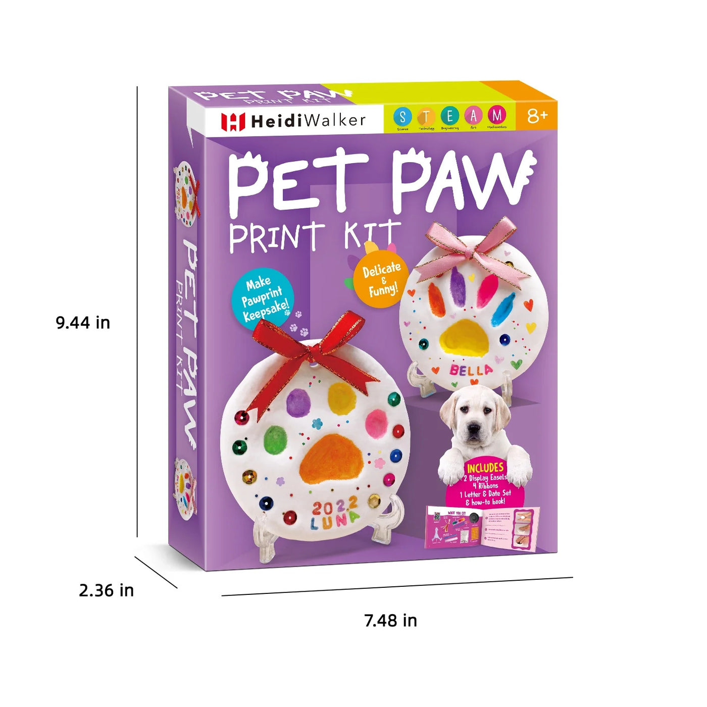 Pet Paw Print Keepsake Kit – Create a Clay Imprint for Dogs & Cats
